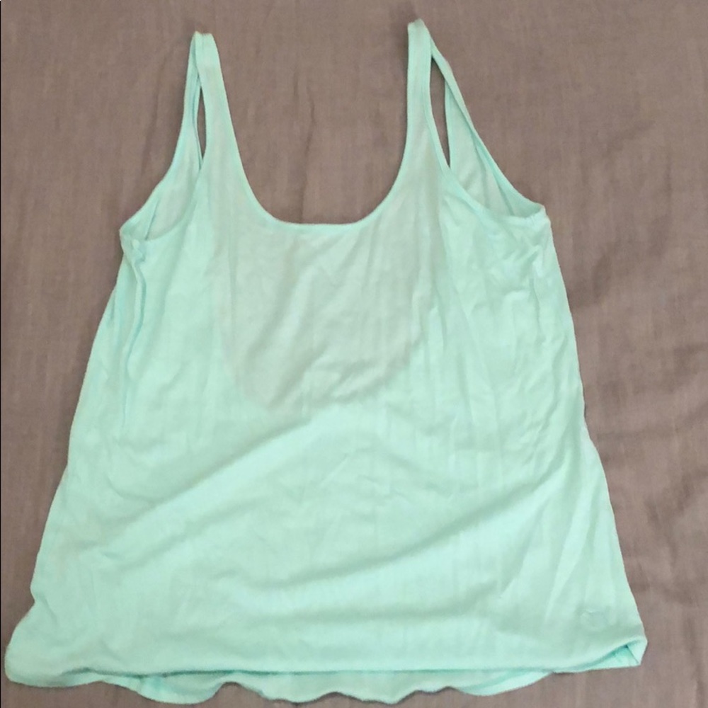 Teal tank top